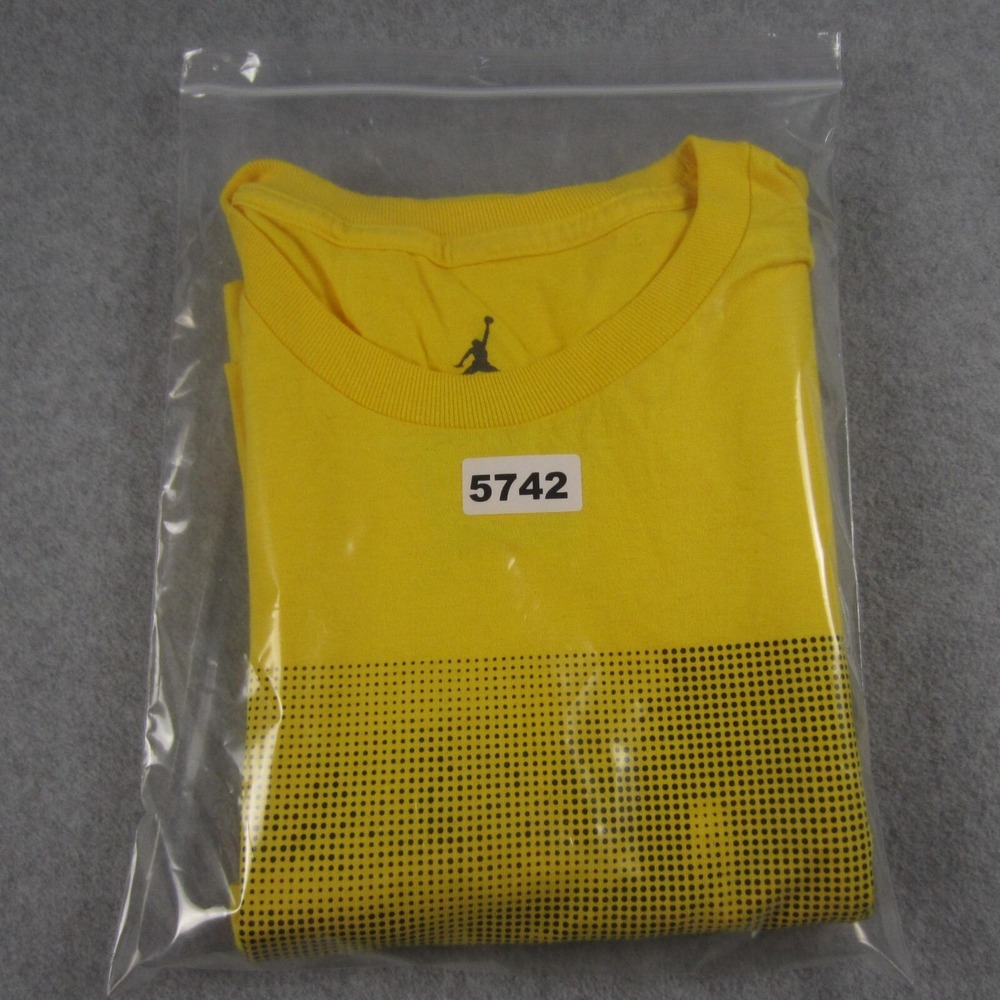 2010 Nike Air Jordan 25th Anniversary T Shirt Mens XL Yellow Jumpman Dallas READ - Picture 16 of 16